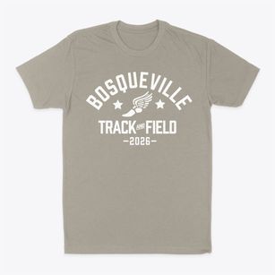 Bosqueville Elementary School Track and Field Classic Dad T-Shirt