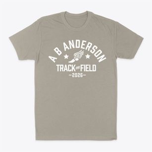 A B Anderson Elementary School Track and Field Classic Dad T-Shirt