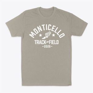 Monticello High School Track and Field Classic Dad T-Shirt