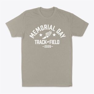 Memorial Day School Track and Field Classic Dad T-Shirt
