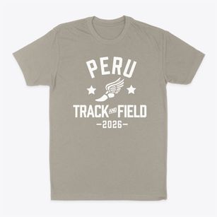 Peru Junior High School Track and Field Classic Dad T-Shirt