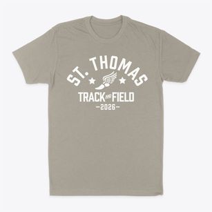 Saint Thomas The Apostle Preschool Track and Field Classic Dad T-Shirt