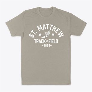 Saint Matthew School Track and Field Classic Dad T-Shirt