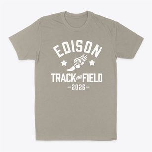 Edison Elementary School Track and Field Classic Dad T-Shirt