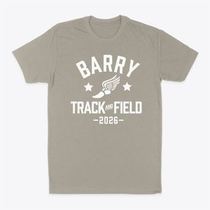 Barry School Track and Field Classic Dad T-Shirt
