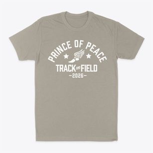 Prince Of Peace School Track and Field Classic Dad T-Shirt