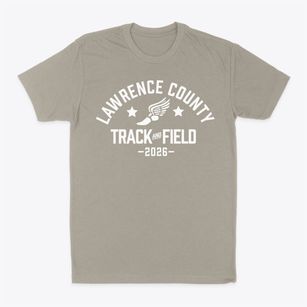 Lawrence County High School Track and Field Classic Dad T-Shirt