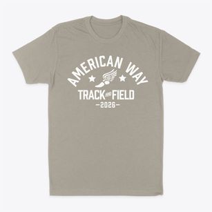 American Way Middle School Track and Field Classic Dad T-Shirt
