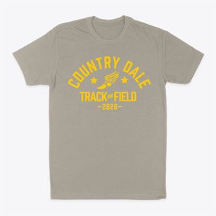 Country Dale Elementary School Track and Field Classic Dad T-Shirt