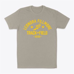 Leonora Fillmore Elementary School Track and Field Classic Dad T-Shirt
