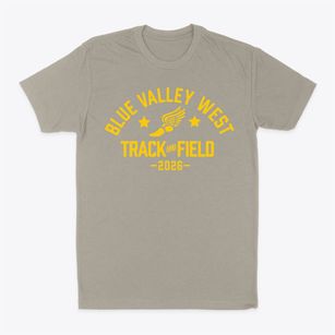 Blue Valley West High School Track and Field Classic Dad T-Shirt