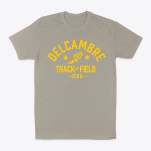 Delcambre High School Track and Field Classic Dad T-Shirt