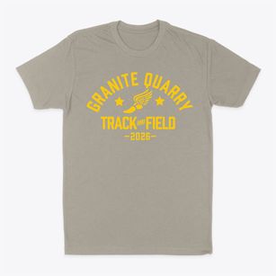 Granite Quarry Elementary School Track and Field Classic Dad T-Shirt