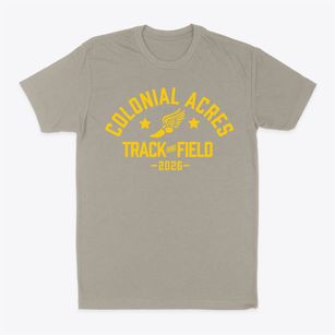Colonial Acres Elementary School Track and Field Classic Dad T-Shirt