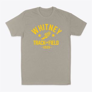 Whitney Elementary School Track and Field Classic Dad T-Shirt