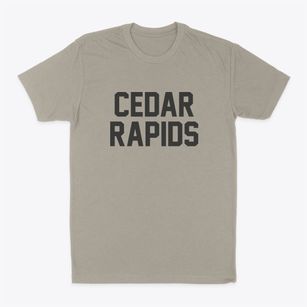 Cedar Rapids Iowa Classic Block Classic Dad T-Shirt