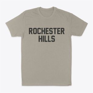 Rochester Hills Michigan Classic Block Classic Dad T-Shirt