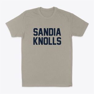 Sandia Knolls New Mexico Classic Block Classic Dad T-Shirt