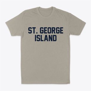 St. George Island Maryland Classic Block Classic Dad T-Shirt