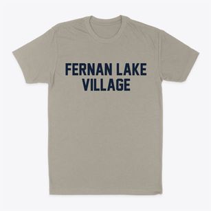 Fernan Lake Village Idaho Classic Block Classic Dad T-Shirt