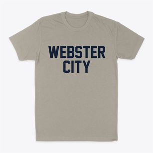 Webster City Iowa Classic Block Classic Dad T-Shirt