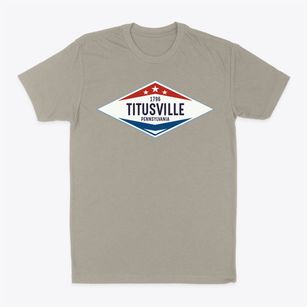 Titusville Pennsylvania Diamond Star Classic Dad T-Shirt