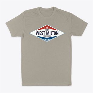 West Milton Pennsylvania Diamond Star Classic Dad T-Shirt