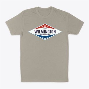 Wilmington North Carolina Diamond Star Classic Dad T-Shirt