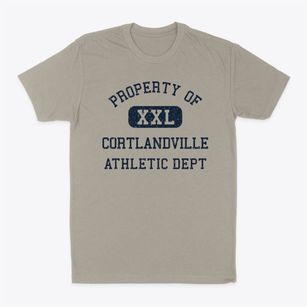 Cortlandville New York Athletic Dept Classic Dad T-Shirt