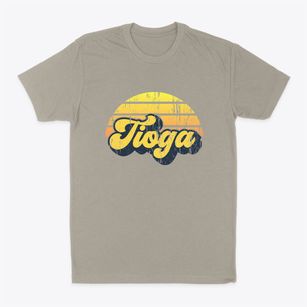 Tioga New York Sublime Sunset Classic Dad T-Shirt