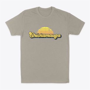 Chickamauga Georgia Sublime Sunset Classic Dad T-Shirt