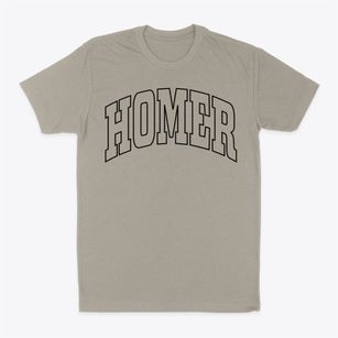 Homer Illinois Trendy Block Classic Dad T-Shirt