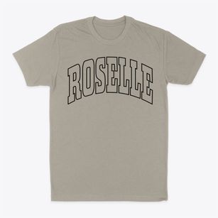 Roselle New Jersey Trendy Block Classic Dad T-Shirt