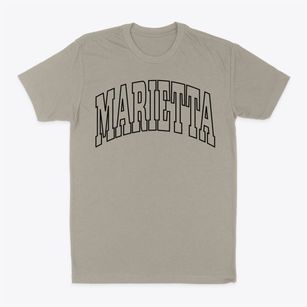 Marietta Illinois Trendy Block Classic Dad T-Shirt