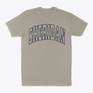Sheridan Illinois Trendy Block Classic Dad T-Shirt