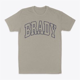 Brady Nebraska Trendy Block Classic Dad T-Shirt
