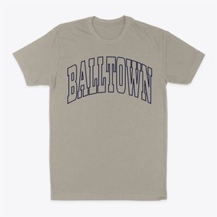Balltown Iowa Trendy Block Classic Dad T-Shirt
