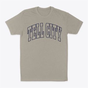 Tell City Indiana Trendy Block Classic Dad T-Shirt
