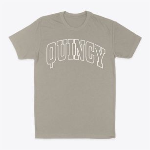 Quincy Illinois Trendy Block Classic Dad T-Shirt