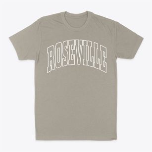 Roseville Minnesota Trendy Block Classic Dad T-Shirt