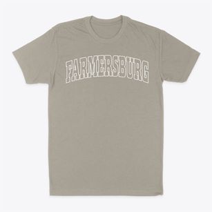 Farmersburg Indiana Trendy Block Classic Dad T-Shirt