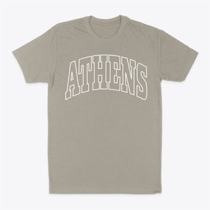 Athens Ohio Trendy Block Classic Dad T-Shirt