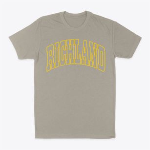 Richland Missouri Trendy Block Classic Dad T-Shirt