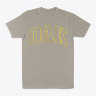 Oak Nebraska Trendy Block Classic Dad T-Shirt