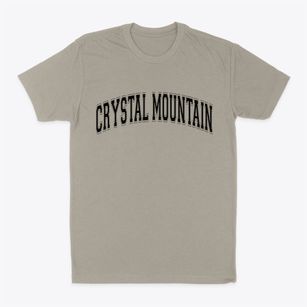 Crystal Mountain Michigan Varsity Classic Dad T-Shirt