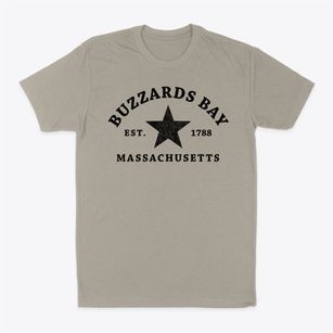 Buzzards Bay Massachusetts Star Classic Dad T-Shirt