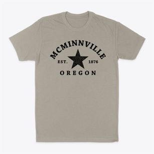 Mcminnville Oregon Star Classic Dad T-Shirt