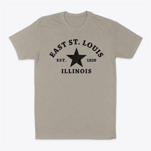 East St. Louis Illinois Star Classic Dad T-Shirt