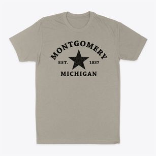 Montgomery Michigan Star Classic Dad T-Shirt