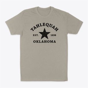 Tahlequah Oklahoma Star Classic Dad T-Shirt